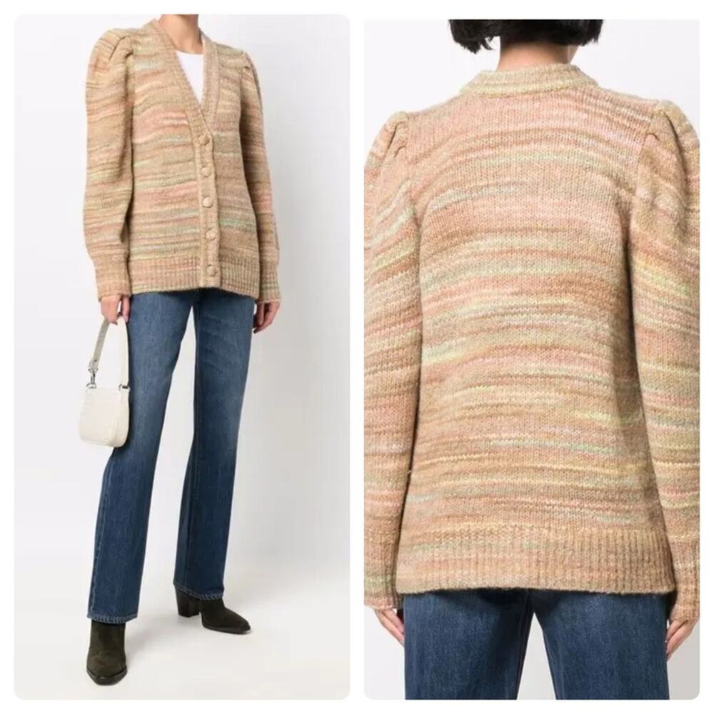 Loveshackfancy Wilford Boyfriend Cardigan Harvest Oat